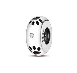 Berloque Separador patinhas pretas