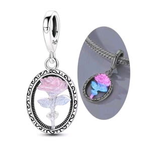 Berloque Rosa Mágica